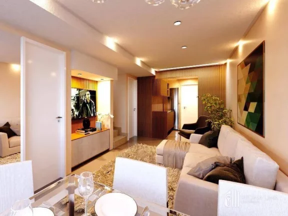 Imagem ÚLTIMA UNIDADE: Casa duplex em construção, 3 dormitórios à venda por R$ 463.291,53- Condomínio STELA VITTA - Morros - Teresina/PI