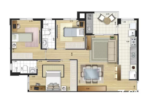 Imagem Apartamento para Venda em São Caetano do Sul / SP no bairro Centro