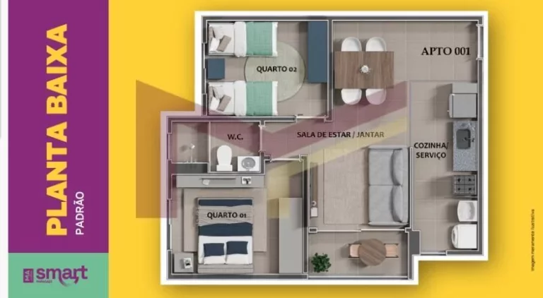 Imagem Apartamento 2/4 em Condomínio, Residencial para Venda, PAPAGAIO, Feira de Santana