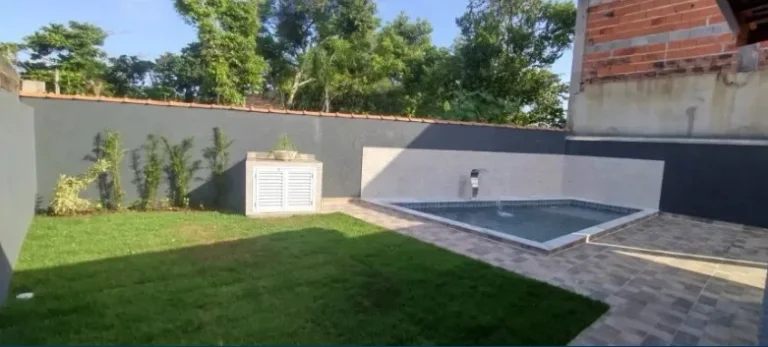 Imagem Casa para Venda em Itanhaém, Gaivota (Praia), 3 dormitórios, 1 suíte, 1 banheiro, 2 vagas