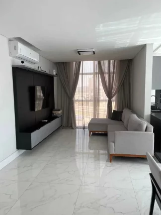 Imagem Apartamento mobiliado com 3 suítes e 1 vaga de garagem na Meia Praia em Itapema
