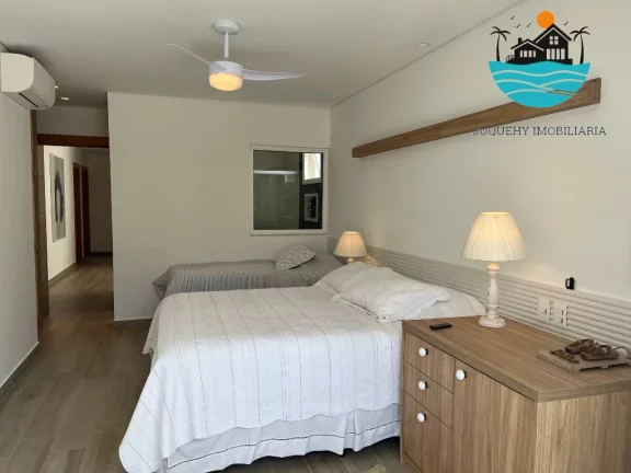 Imagem Casa a Venda em Juquehy Pé na Areia, Aluguel Max 12 pessoas,5 suítes, piscina privativa, vaga 4 autos e 500m² de área construída | Juquehy Imobiliária