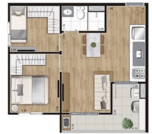 Imagem STUDIO RESIDENCIAL em São Paulo - SP, Belenzinho