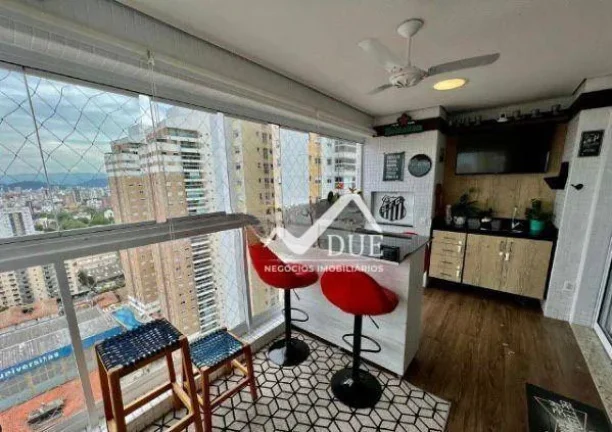 Imagem Apartamento com 2 dormitórios à venda, 111 m² por R$ 1.200.000,00 - Ponta da Praia - Santos/SP