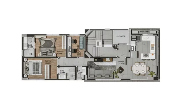 Imagem Apartamento à venda no bairro Centro - Balneário Camboriú/SC