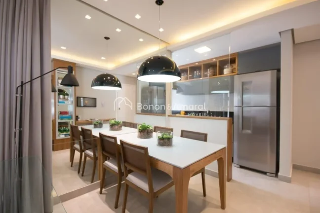 Imagem Apartamento moderno de 50m², com 1 dormitório (suíte), varanda gourmet com churrasqueira, sala de...