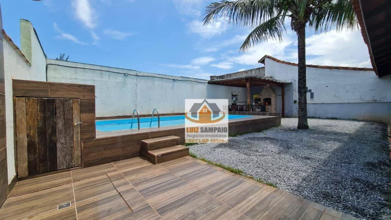 Imagem Casa Reformada, 3 quartos (1 suite), piscina, à venda, Bopiranga, Itanhaém