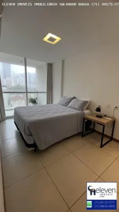 Imagem Apartamento à venda na Barra, Expresso 2222, 1 Quarto, Porteira Fechada, Vista Cristo e Piscina no Roof Top euma vaga