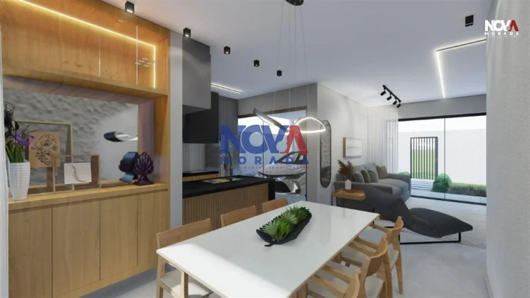 Imagem Com uma arquitetura moderna e sofisticada, essa residência foi construída com os melhores materiai...