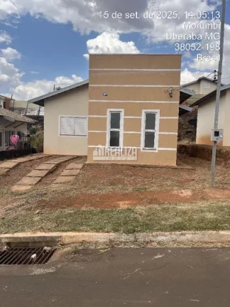 Imagem Casa à venda no Loteamento Residencial Tamareiras, Uberaba: 2 dormitórios, 2 garagens!