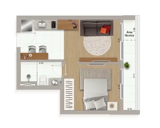 Imagem APARTAMENTO RESIDENCIAL em São Paulo - SP, Sumaré