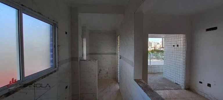 Imagem Apartamento com 2 dormitórios à venda, 62 m² por R$ 437.000,00 - Vila Guilhermina - Praia Grande/SP