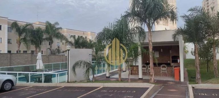 Imagem Apartamento com 2 dormitórios, 43 m² - venda por R$ 220.000,00 ou aluguel por R$ 1.510,00/mês - Parque Residencial Lagoinha - Ribeirão Preto/SP