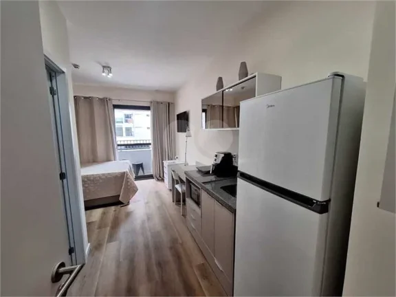 Imagem Apartamento à venda ou para alugar com 1 quarto no condomínio Essencial Brooklin, São Paulo - SP