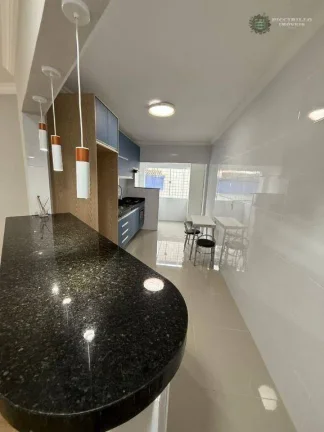 Imagem Apartamento com 2 dormitórios à venda, 85 m² por R$ 459.000 - Vila Guilhermina - Praia Grande/SP