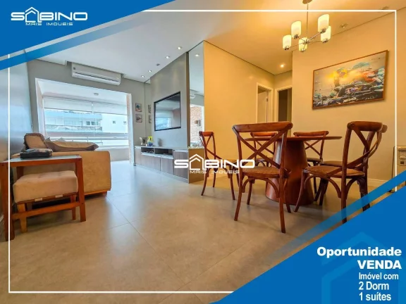 Imagem Apartamento à venda, com 2 dormitórios 1 suíte 74m² - na Riviera de São Lourenço - Bertioga SP