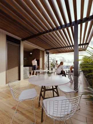 Imagem Apartamentos com varanda / sacada gourmet á 230m da praia Formosa / Cabedelo - AP2562