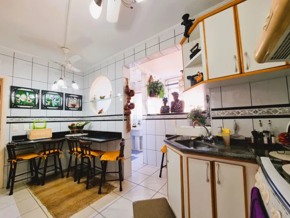 Imagem Apartamento de 2 dormitórios, com vista mar e vaga fechada