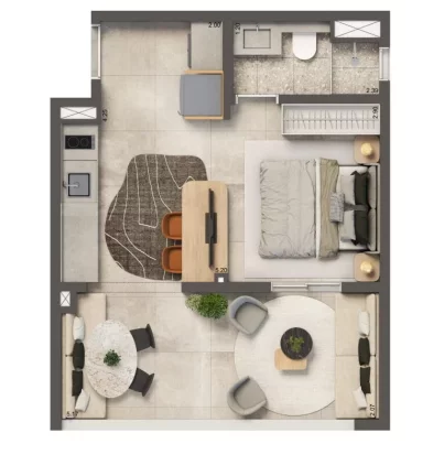 Imagem APARTAMENTO RESIDENCIAL em São Paulo - SP, Brooklin Paulista