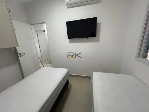 Imagem APARTAMENTO PRAIA GRANDE com 2 dormitórios sendo 1 suíte,1 vaga de garagem,varanda gourmet com churrasqueira,sala 2 ambientes