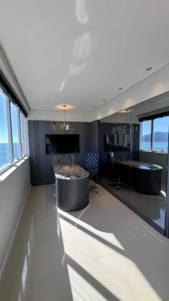 Imagem Sala comercial frente mar e mobiliada com 38,50m² e 1 vaga em Meia Praia -Itapema/SC