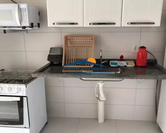 Imagem Apartamento com 2 dormitório à venda, 47m² por R$ 280.000 - Martim de Sá - Caraguatatuba/SP