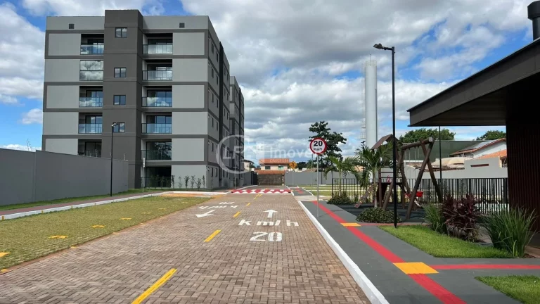 Apartamento à venda em Campo Grande-MS, bairro Tiradentes: 2 quartos, 1 suíte, 1 sala, 2 banheiros, 2 vagas de garagem, 59,38m².