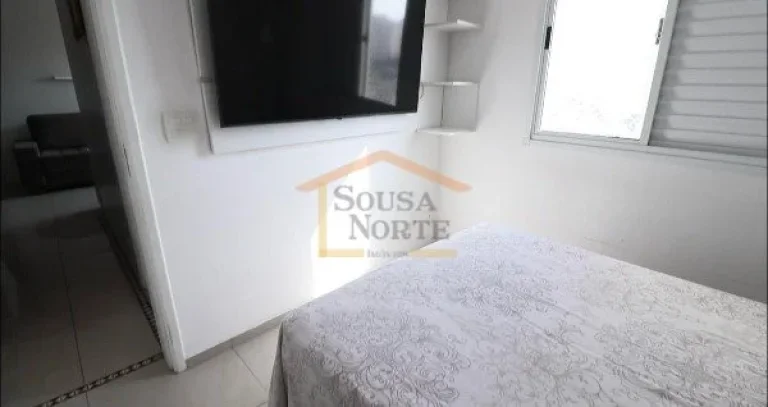 Imagem Apartamento com 50m², dispõe de 2 dormitórios, sendo 1 suite, sala para dois ambientes, varanda, ...