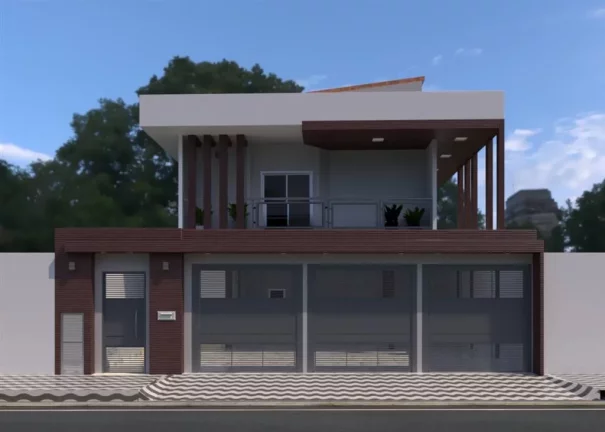 Imagem CASA COM 73.34 m² - JAPURÁ - PRAIA GRANDE SP