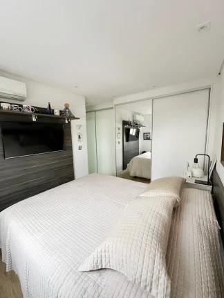 Imagem Apartamento 64M², 2Q, 1 Suíte, 2 Banheiros, 1 Vaga, Academia, Piscina Adulto e Infantil, Churrasqueira, Salão de Festas e Jogos, Playground, Sauna.