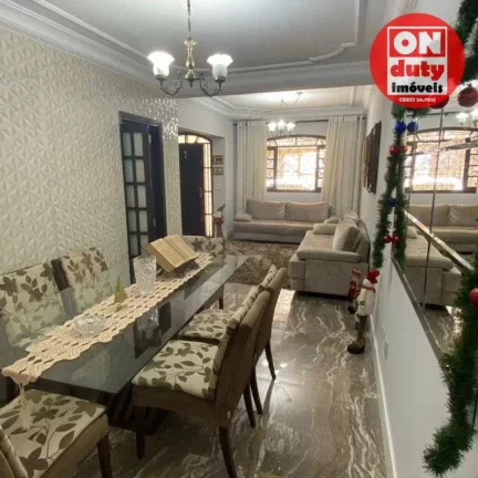 Imagem Sobrado com 3 dormitórios à venda, 200 m² por R$ 1.500.000,00 - Boqueirão - Santos/SP