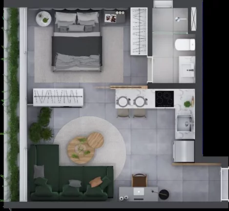 Imagem STUDIO RESIDENCIAL em São Paulo - SP, Itaim Bibi