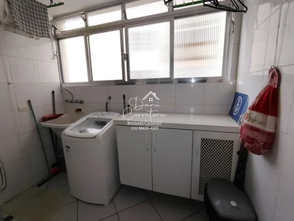 Imagem Apartamento de alto padrão para locação em Guarujá-SP, Pitangueiras - 2 quartos, 1 suite, 2 salas, 3 banheiros, 1 vaga, 122m².