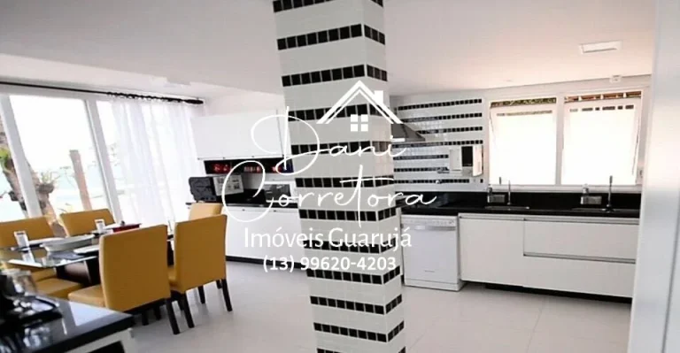 Imagem Casa fantástica no condomínio Península com vista para o mar