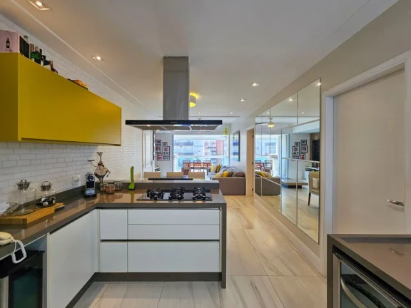Imagem Imperdível apartamento à venda em Riviera de São Lourenço - Módulo 2: 3 quartos, 2 suítes, 2 salas, 2 vagas, 102,59m². Varanda gourmet!