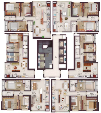 Imagem AP Towers Porto Belo - Fase 4 - Apartamento à venda no bairro Perequê - Porto Belo/SC