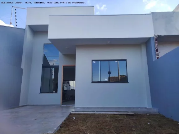 Casa Geminada para Venda em Marialva, Jardim Itália, 3 dormitórios, 1 banheiro, 2 vagas