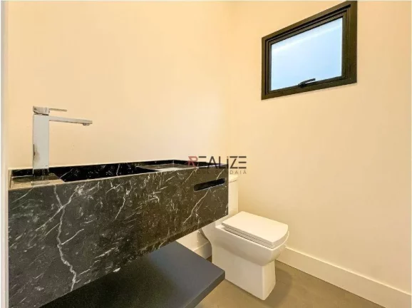 Imagem Casa moderna com 3 suítes e escritório a venda, por R$ 3.190.000 - Condomínio Alto Padrão - Indaiatuba/SP