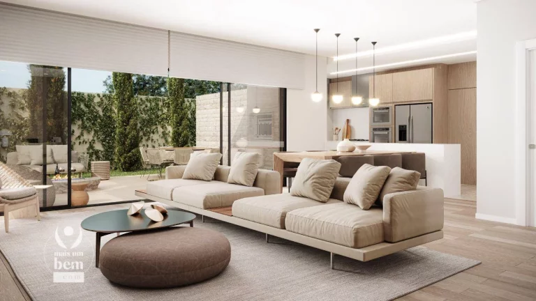 Imagem Casa nova com 267m², quintal gourmet, 4 quartos (2 suítes) à venda por R$ 3.068.000 - Santo Inácio - Curitiba/PR