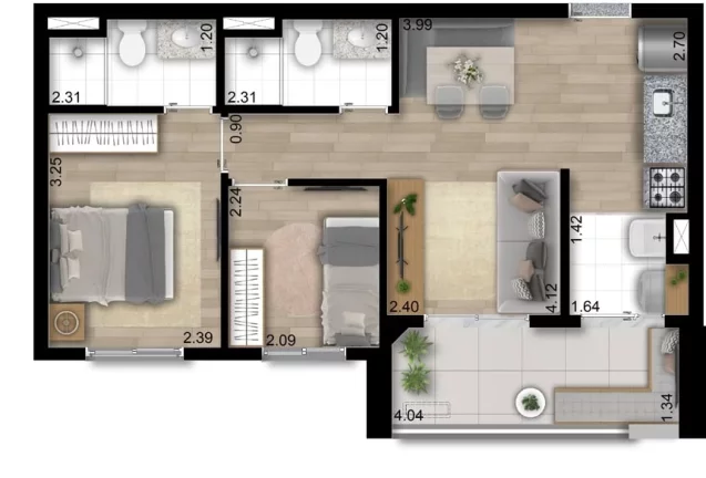 Imagem APARTAMENTO RESIDENCIAL em São Paulo - SP, Vila Carrão