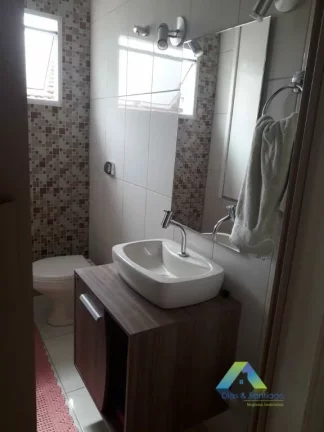 Imagem Vila Campestre Lindo sobrado 125 metros, 3 dormitórios, espaço gourmet com churrasqueira, 2 vagas com excelente localização e valor!!!