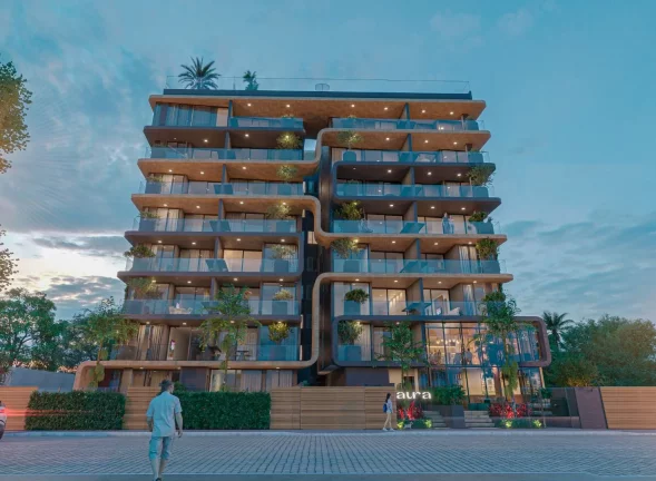 Imagem Apartamento térreo com área privativa em L a 120m da praia de Camboinha - AP1370
