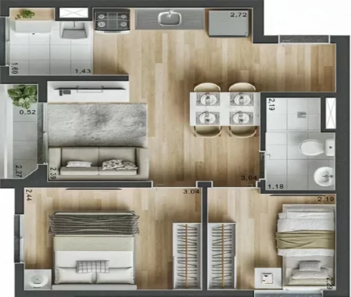 Imagem APARTAMENTO RESIDENCIAL em São Paulo - SP, Brás