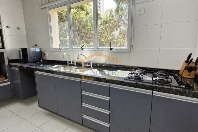 Imagem Apartamento com 116m², 3 dormitórios, sendo 1 suite, 3 banheiros, sendo 1 lavabo. Sala para dois a...