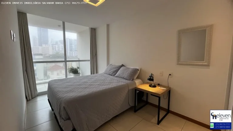 Imagem Apartamento à venda na Barra, Expresso 2222, 1 Quarto, Porteira Fechada, Vista Cristo e Piscina no Roof Top euma vaga