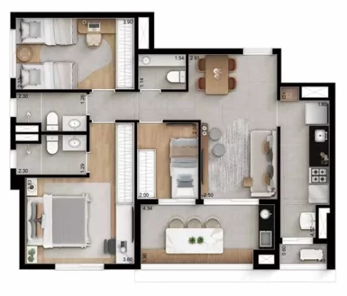 Imagem APARTAMENTO RESIDENCIAL em Osasco - SP, Vila Yara