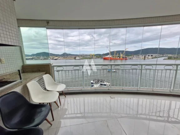Imagem Apartamento com 3 Quartos e 5 banheiros para locação, 199 m² - Ponta da Praia em Santos