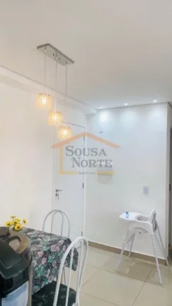Imagem Apartamento com 43 m², com 2 dormitórios, sala de estar e jantar integradas, cozinha funcional e s...