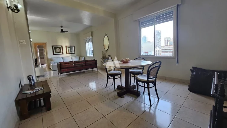 Imagem Santos Boqueirão- Apartamento a venda, 3 dormitórios s/vaga frente mar