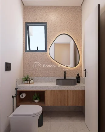Imagem Casa com excelente projeto, acabamento primoroso, completa e integrada, feita sob medida para você ...